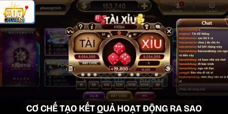thuat toan tai xiu online co che tao ket qua